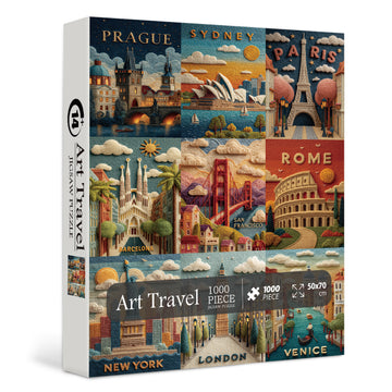 Puzzle di viaggi d'arte 1000 pezzi